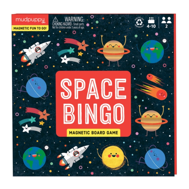 Space Bingo Magnetic Board Game, Game Book
