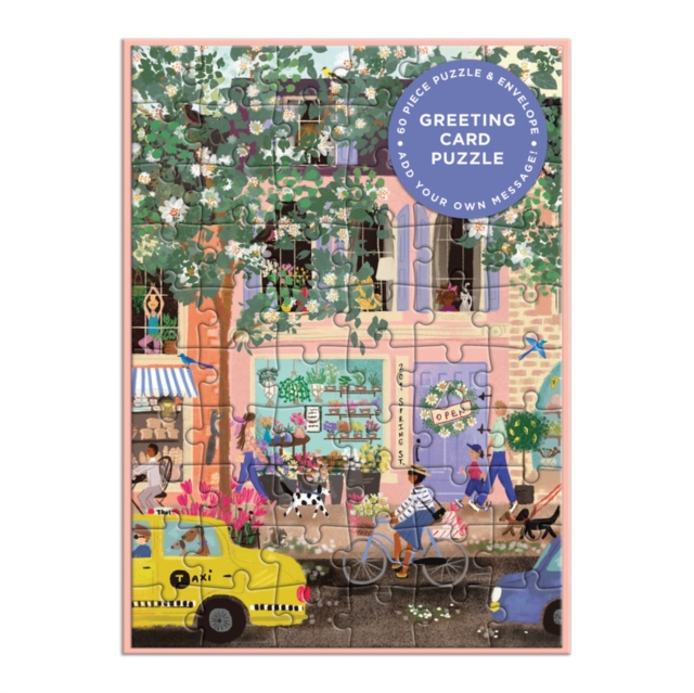 Joy Laforme Spring Street Greeting Card Puzzle, Jigsaw Book
