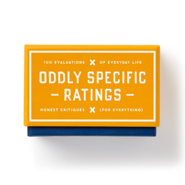 Oddly Specific Ratings, Cards Book