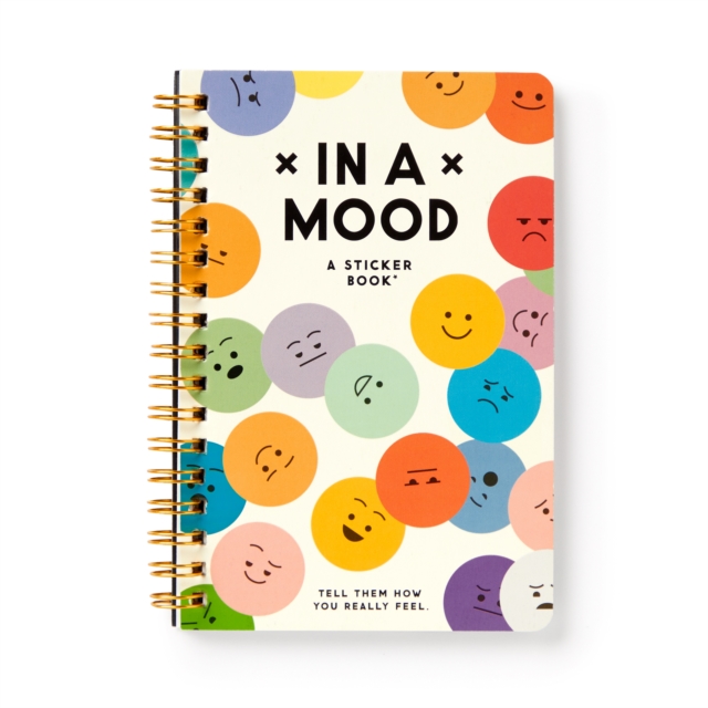 In A Mood Sticker Book, Diary or journal Book
