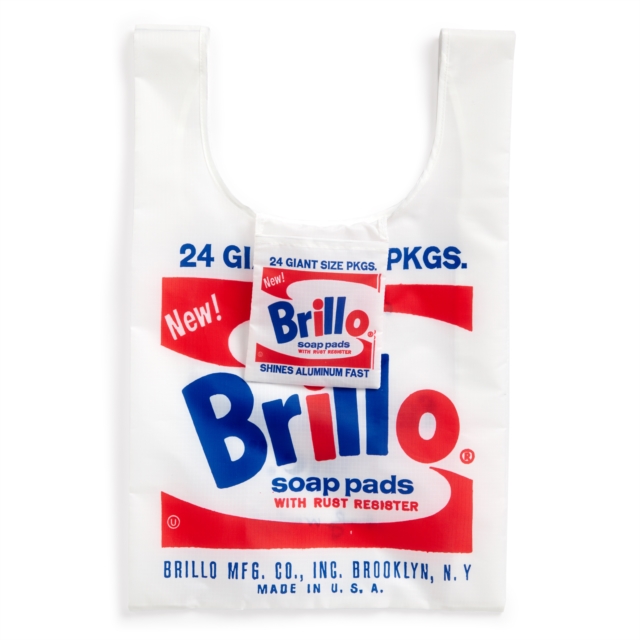 Andy Warhol Brillo Reusable Tote Bag, Tote bag Book