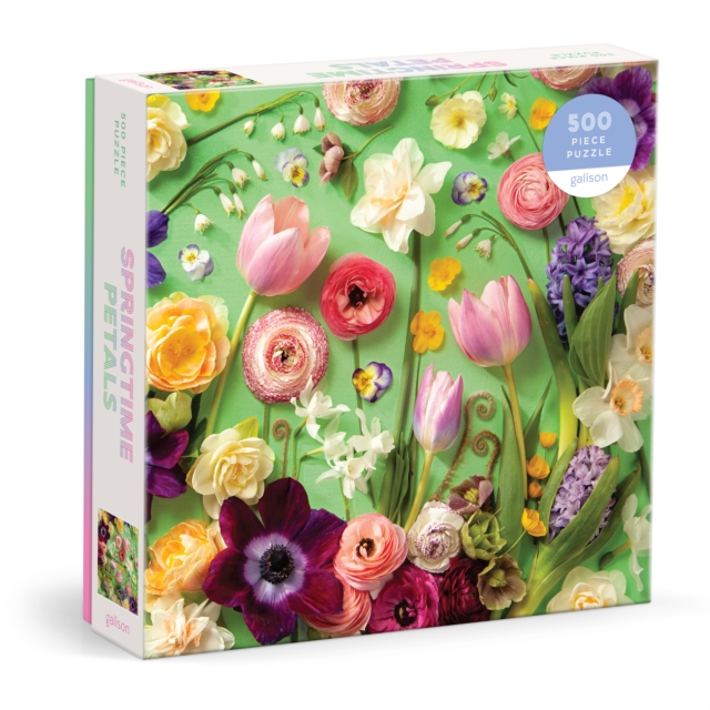 Springtime Petals 500 Piece Puzzle, Jigsaw Book