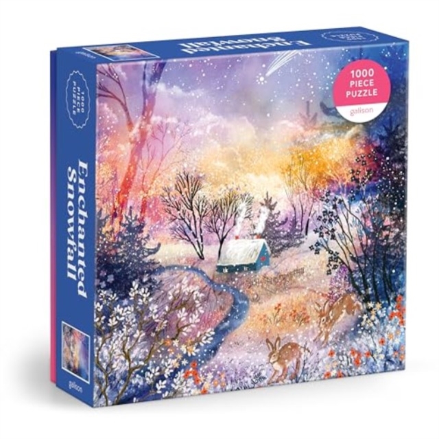 Enchanted Snowfall 1000 Piece Foil Puzzle, Jigsaw Book