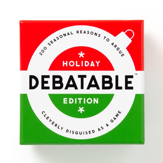 Debatable Holiday Edition Social Game, Game Book