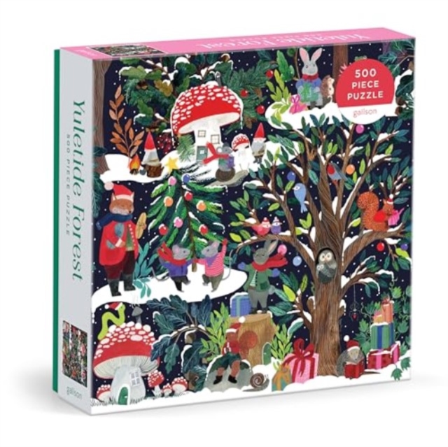 Yuletide Forest 500 Piece Puzzle, Jigsaw Book