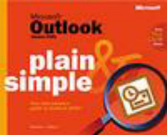 Microsoft Outlook Version 2002 Plain & Simple, Mixed media product Book