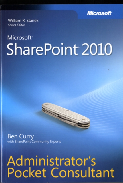 Microsoft SharePoint 2010 Administrator's Pocket Consultant, Paperback / softback Book