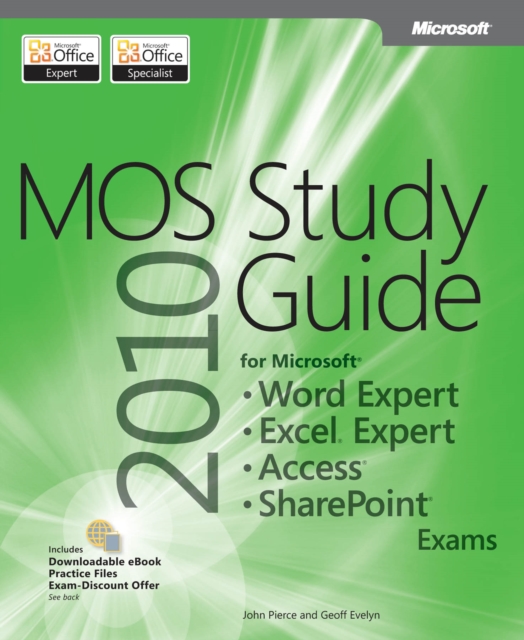 MOS 2010 Study Guide for Microsoft Word Expert, Excel Expert, Access, and SharePoint Exams, PDF eBook