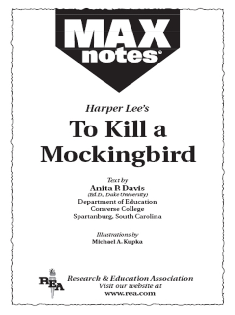 To Kill a Mockingbird (MAXNotes Literature Guides), EPUB eBook
