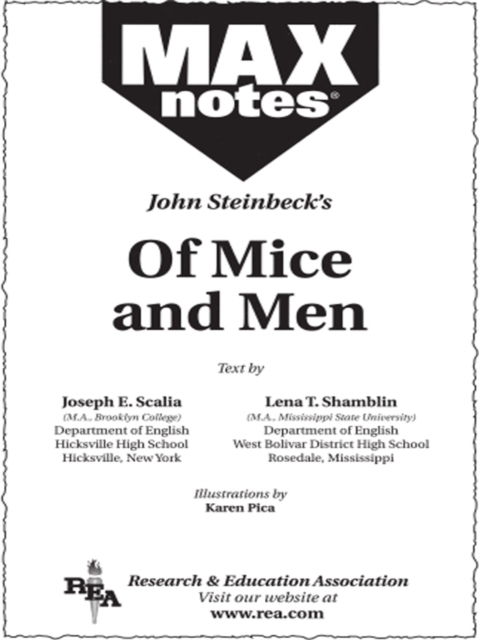 Of Mice and Men (MAXNotes Literature Guides), EPUB eBook