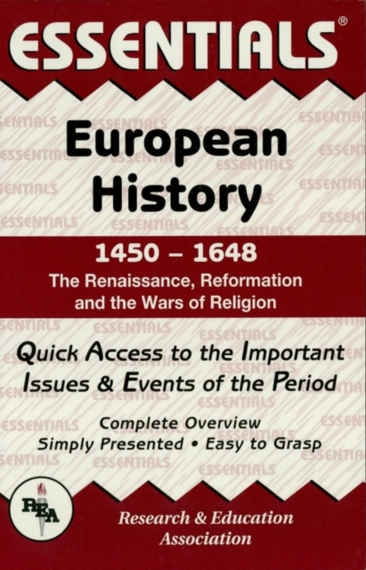 European History: 145 to 1648 Essentials, EPUB eBook