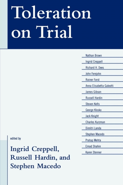 Toleration on Trial, Paperback / softback Book