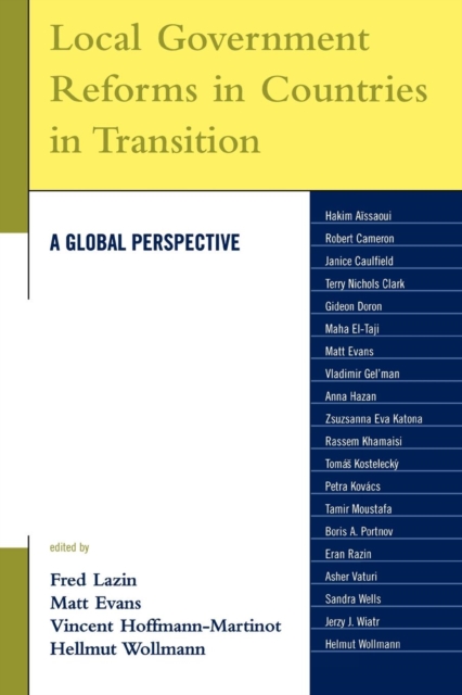 Local Government Reforms in Countries in Transition : A Global Perspective, Paperback / softback Book
