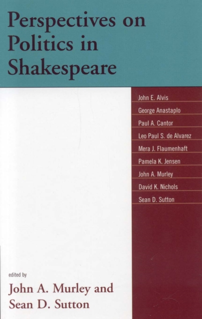 Perspectives on Politics in Shakespeare, Paperback / softback Book