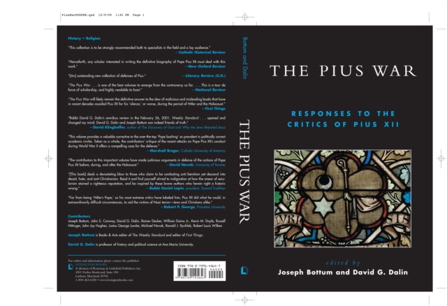 The Pius War : Responses to the Critics of Pius XII, Paperback / softback Book