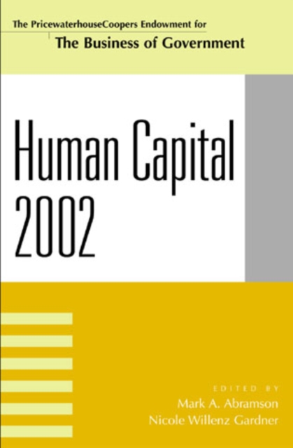 Human Capital 2002, Hardback Book