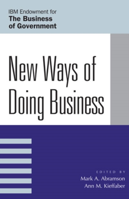New Ways of Doing Business, Hardback Book