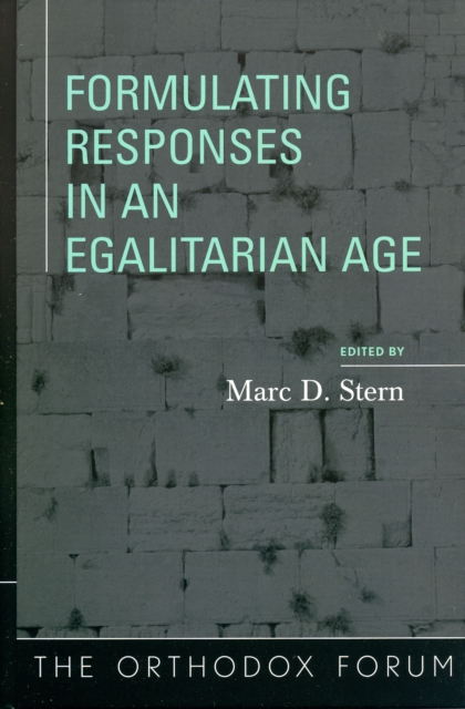 Formulating Responses in an Egalitarian Age, Hardback Book