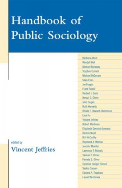 Handbook of Public Sociology, Hardback Book