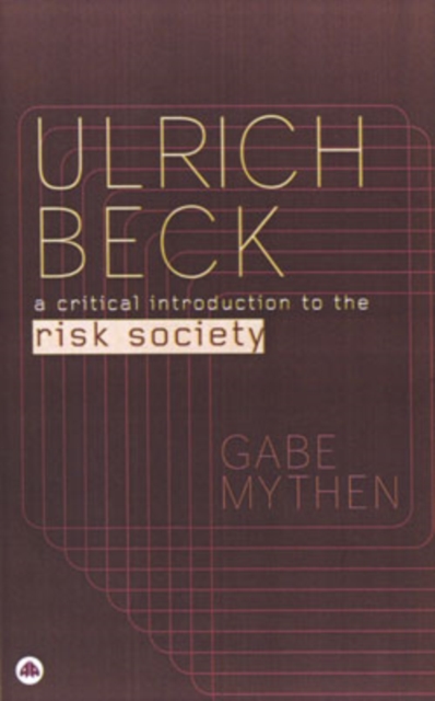 Ulrich Beck : A Critical Introduction to the Risk Society, Hardback Book