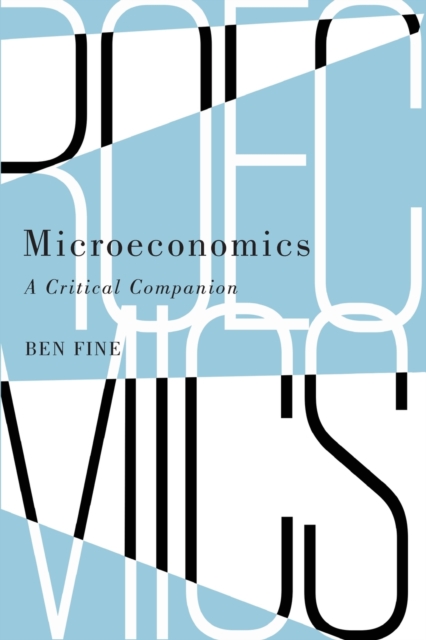 Microeconomics : A Critical Companion, Paperback / softback Book