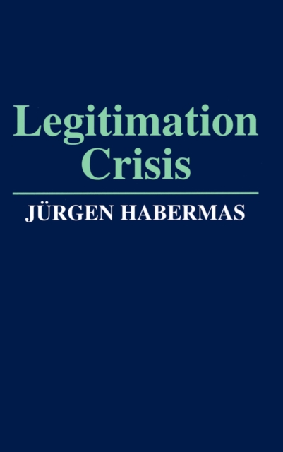 Legitimation Crisis, Paperback / softback Book