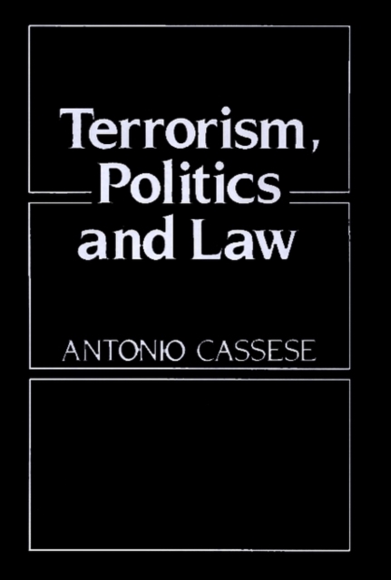 Terrorism, Politics and Law : The Achille Lauro Affair, Hardback Book