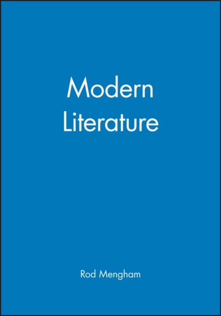Modern Literature, Paperback / softback Book