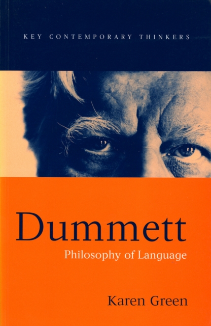 Dummett : Philosophy of Language, Hardback Book