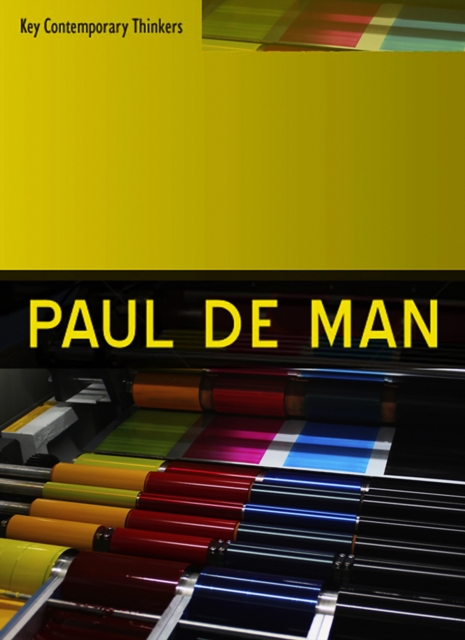 Paul de Man, Hardback Book