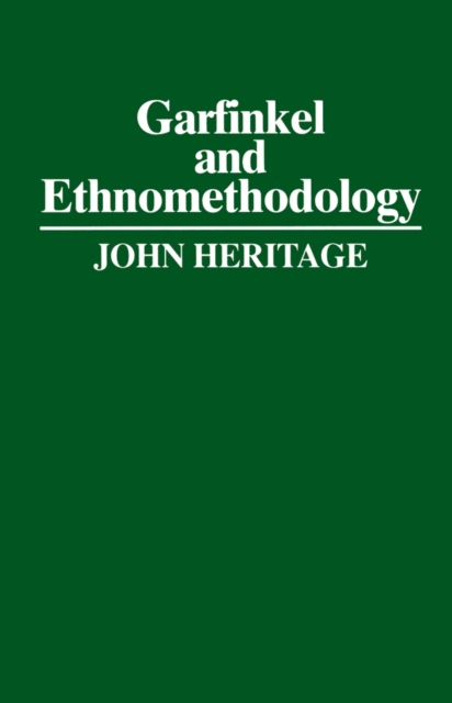 Garfinkel and Ethnomethodology, EPUB eBook