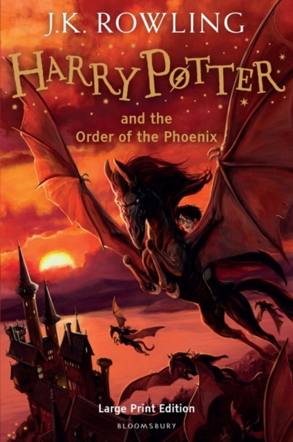 Harry Potter and the Order of the Phoenix : Large Print Edition, Hardback Book