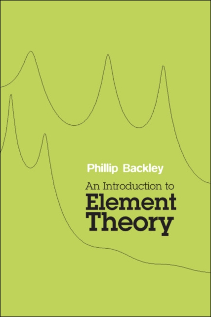 An Introduction to Element Theory, EPUB eBook