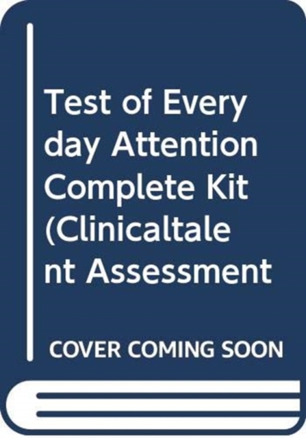 Test of Everyday Attention Complete Kit (USB), Mixed media product Book