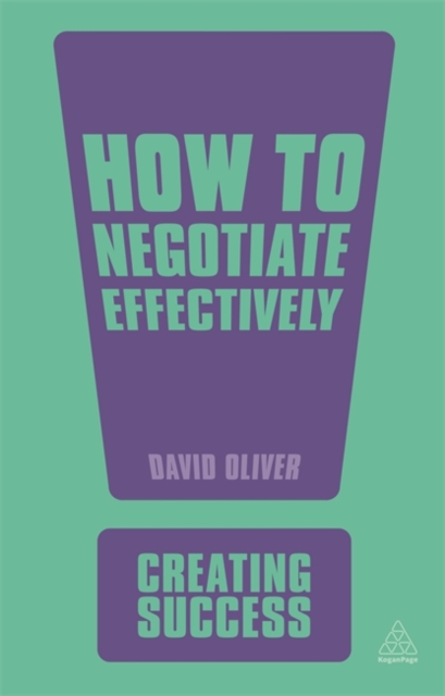 How to Negotiate Effectively, Paperback / softback Book