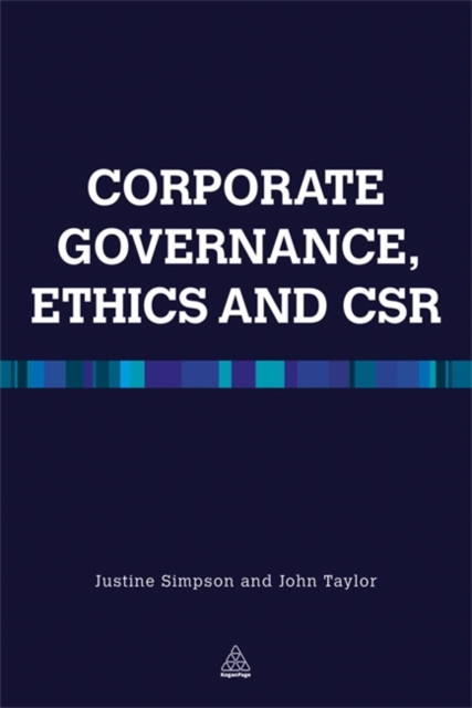 Corporate Governance Ethics and CSR, Paperback / softback Book