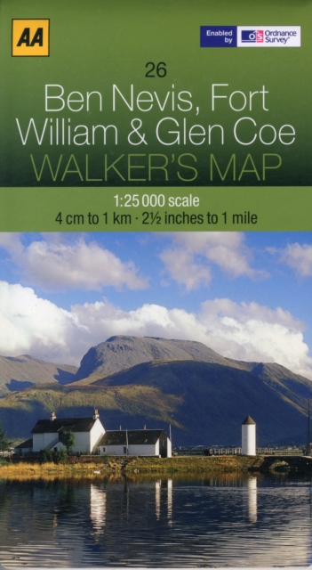 Ben Nevis, Fort William and Glen Coe, Sheet map, folded Book