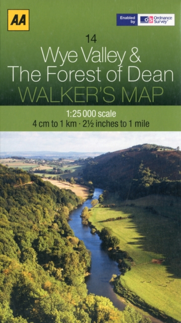 Wye Valley and The Forest of Dean, Sheet map, folded Book