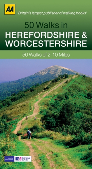 50 Walks in Herefordshire & Worcestershire, Paperback / softback Book