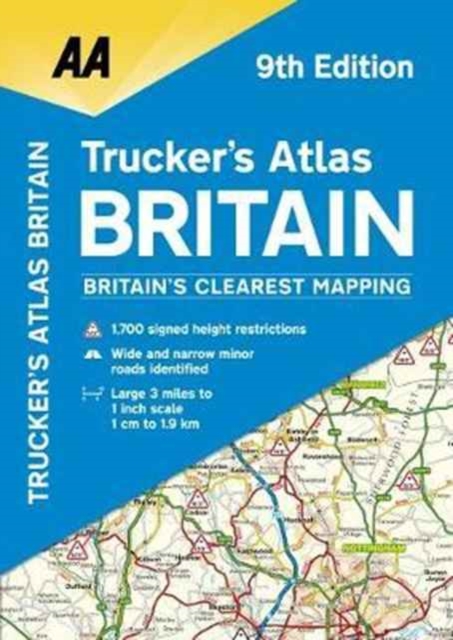 AA Trucker's Atlas Britain, Spiral bound Book