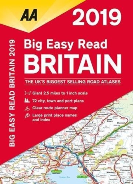 AA Big Easy Read Atlas Britain 2019, Paperback / softback Book