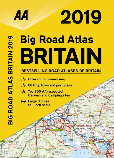 AA Big Road Atlas Britain 2019, Spiral bound Book