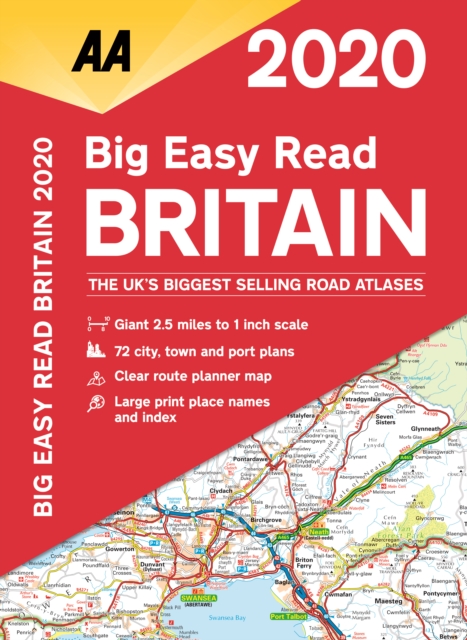 AA Big Easy Read Britain 2020, Spiral bound Book