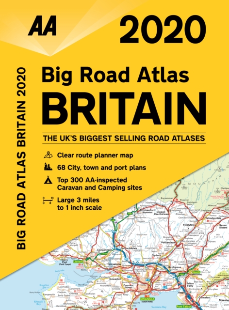 AA Big Road Atlas Britain 2020, Spiral bound Book