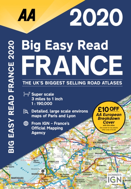 AA Big Easy Read France 2020, Spiral bound Book