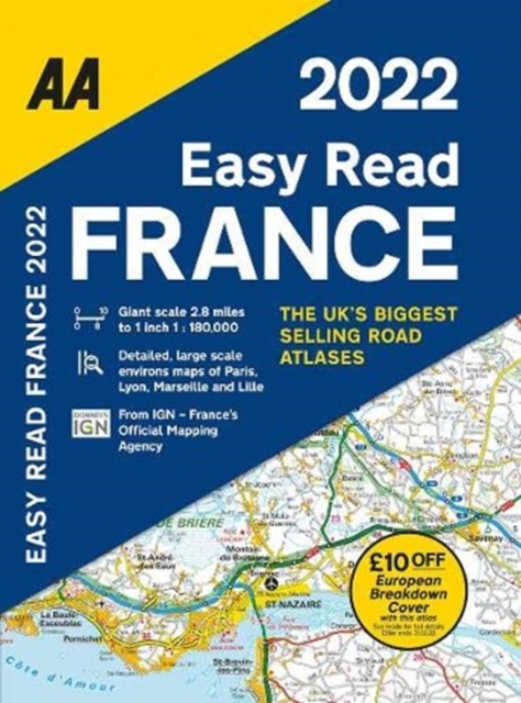 Easy Read France 2022, Paperback / softback Book
