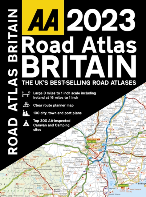 Road Atlas Britain 2023, Spiral bound Book