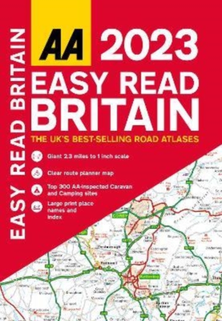 Easy Read Atlas Britain 2023, Paperback / softback Book