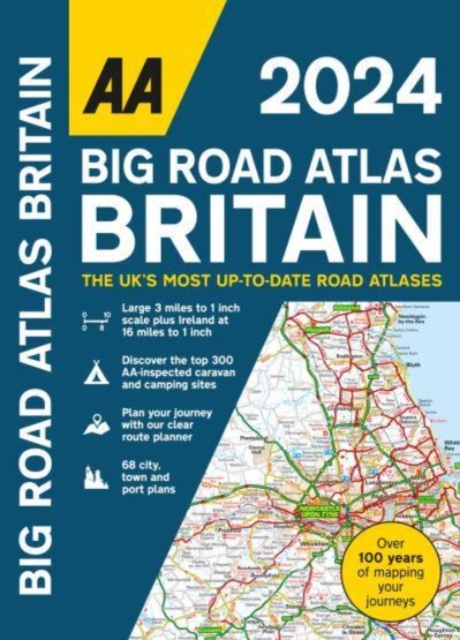 Big Road Atlas Britain 2024, Paperback / softback Book