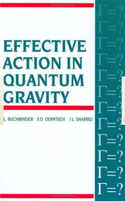 Effective Action in Quantum Gravity, Hardback Book